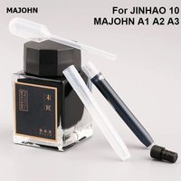 Majohn A1 Press Fountain Pen Nibs Ink Refill Cartridges 5.5mm Caliber Office Supplies School Stationery For A1 A2 A3 JINHAO 10