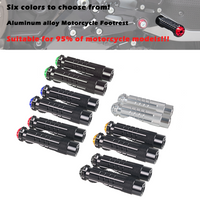 M8 general Motorcycle Footrest Efficient anti slip Rearset Footrests Foot Rest Motorbike Rear Footpegs Rear Set Pedals