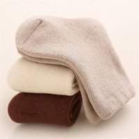 0-3Years Thick Newborn Baby Girl Boy Socks Terry Cotton Infant Toddler Solid Color Socks For Girls Boys Keep Warm In Home Winter
