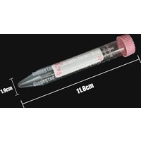15ML 10PCS Tube With Screw Cap High Quality Plastic Material Laboratory Rack Falcon Tubes Test Tube Vials Laboratory