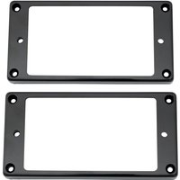 Musiclily Pro Plastic Flat Bottom Humbucker Pickup Mounting Rings Set for Electric Guitar (Set of 2)