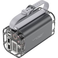 Vyvylabs 40000mAh Power Bank 100w PD Fast Charging Digital Display lP67 Waterproof Powerbank Three Light Mode for Outdoor Travel