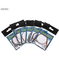 〔CC33〕1 Pack Steel Fishing Line Wire Line Leader Fishing Leash Anti-winding Titanium Wire Anti-bite Wire Fishing Accessories
