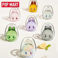 POP MART LABUBU THE MONSTERS -Cheers Series Double Glass Mystery Box Genuine Blind Box Guess Toys Bag Ornament Figurines Home