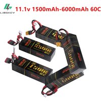 3S 11.1V Lipo Battery 1500mah 2500mah 4000mah 5000mah 6000mah T Deans XT60 Plug RC Car Parts Hard Case 60C