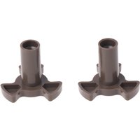 2Pcs Universal Microwave Turntable Coupler Plate Support Stand Cog Tools