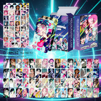 124PCS Korean Manga Alien Stage Photo Cards Set - Luka Hyuna Ivan Collectible LOMO Card With Bonus Stickers