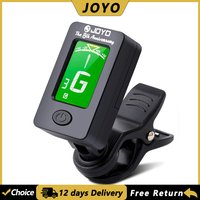 JOYO JT-01 Chromatic Guitar Tuner 360 Degree Rotatable Clip-on Tuner Digital LCD Screen Guitar Bass Violin Electronic Tuner