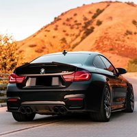 For BMW F82 M4 Coupe 2014-2020 M4 Style Car Rear Trunk Boot Lid Lip Spoiler Wing Rear Roof Lip Spoiler Tail Wing Bodykit Tuning