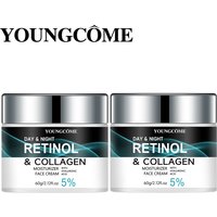 2 Pack 60g Retinol Cream Nourishing And Locking Moisture To Improve Skin Texture Promotes Skin Elasticity And Luster Nourishing