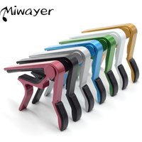 Miwayer Guitar Capo for Acoustic Classic Electric Guitar Aluminum Alloy Tuning Clamp Guitar Accessories for Tone Adjusting