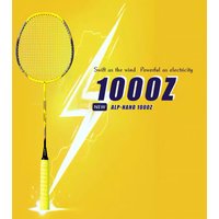 ALP NF-1000Z Yellow Badminton Racket 3U Super light carbon fiber Speed Imported Professional Durability Training ori