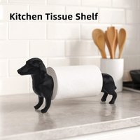 Dachshund Shape Toilet Tissue Rack PLA Paper Towel Holder Kitchen Paper Towel Holder Bathroom Accessories Modern Minimalist