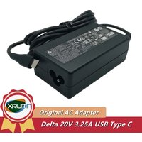 Genuine Delta AC Adapter ADP-65KE B Type-C 65W 20V 3.25A Charger For MSI Summit E13 Flip Evo A11MT-253US 13.4" 2-in-1 Laptop