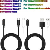 USB Type C Charger For Huawei Watch Fit 3/Fit2/Fit Mini/Band 10 8 7 Charging Cable for Honor Band 9 7 6/ Honor Choice ROSSINI 2i