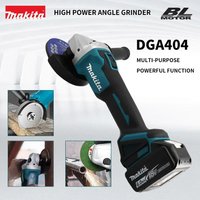 Makita DGA404 Cordless Brushless Angle Grinder Polishing Cutting Machine Electric Tool Compatible with 18V Battery 100mm/125mm