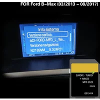 MFD 2022 Map Sat Nav Update für Ford B-Max 03/2013 - 08/2017 8 GB SD-Navigationskarte