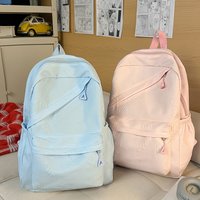 Minimally Designed Multi-Pocket Backpack, New Fresh and Sweet Casual Backpack, Korean Version Backpack, Computer Backpack
