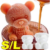 3D Bear Ice Cube Mold Cube Silicone Bear Ice Grinder Ice Cream Coffee Making Tools Cold Drink DIY Ice Cream Molds