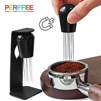 WDT Tool Coffee Stirrer Needle Espresso Distribution Tool with Magnetic Stand Coffee Needle Stirrer Barista Coffee Stirring Tool