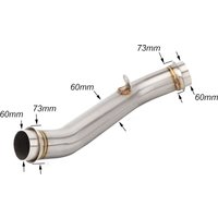 For KTM Superduke 1290 R 2017 2018 2019 2020 1290 R Superduke 1290R 2017-2020 Escape Motorcycle Exhaust Middle Link Pipe Slip-On
