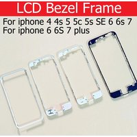 Touch Screen Bezel Frame For iPhone 4 4s 5 5s 5c se 6 6s 7 plus Front Bezel Bracket Holder LCD frame +3M sticker or UV hot glue