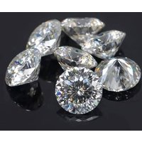 Moissanite Stone Round Cut D Color VVS1 0.1ct-5ct DIY Necklace Earrings Main Materials Pass Dia Tester With GRA Certificate