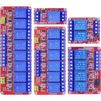 1 2 4 8 Channel 5V/12V Relay Module Board Shield with Optocoupler Support High and Low Level Trigger for Arduino