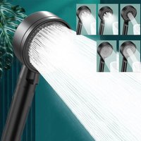 Showerhead bathroom portable heads showers showerhead common interface replete for shower accessories five modes multi color