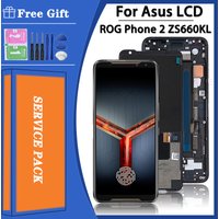 6.59"For Asus ROG 2 Phone II ZS660KL LCD Display Touch Screen Digitizer Assembly For ASUS ROG Phone2_I001D LCD With Fingerprint