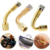 1Pc 45/90/135 Degree Air Tyre Valves for Truck Motorcycle Cycling Accessories Adapter Car Valve Extension Stem Brass