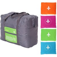 Korean Foldable Square Airplane The Tote Bag Waterproof Handbag Packing Cubes For Travel Oxford Cloth Weekend Travel Bag Luggage