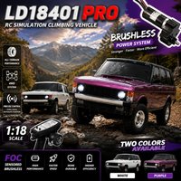 New Purple LDRC 18401PRO 1:18 RC Crawler Brushless 4WD Off-Road Truck FOC Sensored Hobby RC Car For Boys
