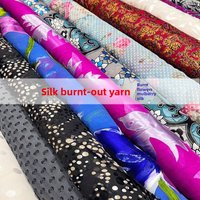Summer Mulberry Silk Fabric for Cheongsam Hanfu Dress Shirt Clothing Fabrics By The Yard Diy Sewing Material Cloth
