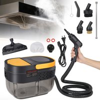 Tragbarer Dampfreiniger, 3-stufig verstellbarer Griff für Hartböden, Teppiche, Polster, Handdampfreinigungsgerät für Zuhause, Auto, Fahrzeug, Klimaanl