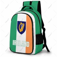 Backpack Ireland Flag Student Schoolbag Smart Business Travel Leisure Backpack Laptop Back Pack Office Work Bag