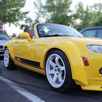 Wisdom Workshop Miata Compatible Mazda MX5 NC Roaster Modification Parts TP Model Carbon Fiber Wide Body Front and Rear Wheel Ar