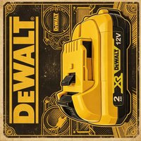 Rechargeable 2Ah Lithium-ion Battery for DeWalt 12V Tools Compatible with DCB120 DCB127 DCB124-XJ DCD796 DCF922 Power Tools