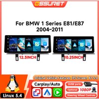 Radio samochodowe z GPS do BMW serii 1 E81 E87 2004-2011 CCC CIC Autoradio 1920*720 Wyświetlacz IPS AHD Multimedia Mirror Link SWC
