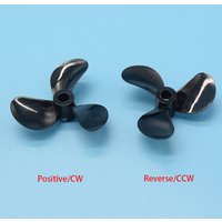 Rc Boat Three Blades Paddle CW/CCW High Strength 3 Blades Boat Propeller Positive &Reverse Screw 40/44/48mm
