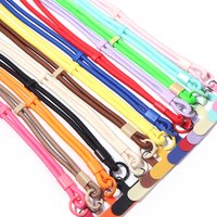 1Pc Color Universal Adjustable Long Lanyard for Mobile Cell Phone Candy Solid Color Crossbody Necklace Anti-Lost Strap for Phone