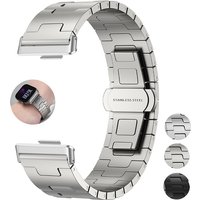Titanium Strap for Huawei Watch Fit 4/4 Pro Luxury Business Metal Folding Clasp Band for Huawei Band Fit3 Smartwatch Bracelet