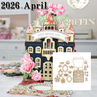Mother's Day Metal Cutting Dies for DIY Making Card Scrapbook Embossed Paper Album Craft Supplies Template Decoration 2026 April