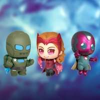 Hot Toys Marvel Cosbi Mini Doll Mcu Series Blind Box Creative Toy Collection Ornament Toy Festival Surprise Mystery Box Gift