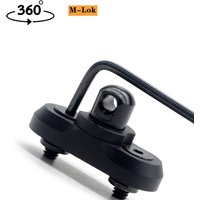 Sling Swivel Stud Mount Mlok System Attachment Adapter,360°rotation for MLok Mount System Sling strap buckle,Toy Gun Accessories