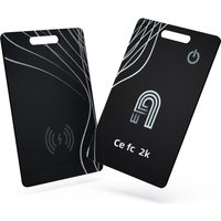 New Bluetooth Wallet Tracker Card ultra thin Wireless Charging Works with Apple Find My (iOS Only) IP68 Waterproof Item Tracker