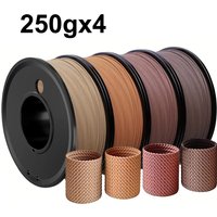 250g 1kg PLA Ebony sandal Teak Wood 3D Printer Filament 1.75mm PLA Walnut wood 3D Printing Materials 250gx4