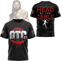 Men's Head Of The Game Fight Style T-Shirt, Wrestling Inspired Athletic Tee new 3D printed quick-drying T-shirt - Streetwear