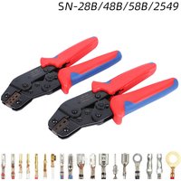 SN58B/48B/2549 DuPont Terminal Crimping Plier Insert Spring Connectors Jst Open Barrel Crimper Tool TAB 2.8 4.8 Hand Tool