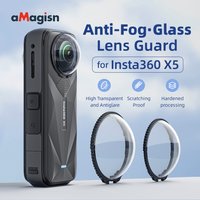 aMagisn Glass Lens Guards for Insta360 X5 ,Premium & Standard Lens With sensors Camera Protection Accessories for Insta360 X5
